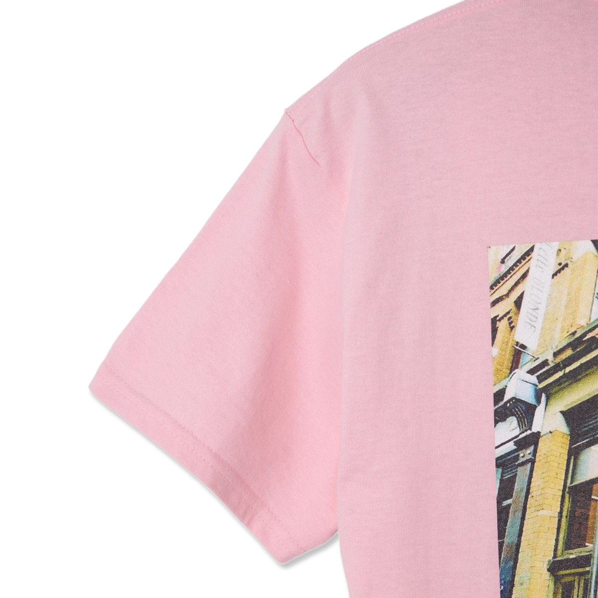 Oi Polloi 70 Tib Street S/S T-Shirt Pink - Detail 5