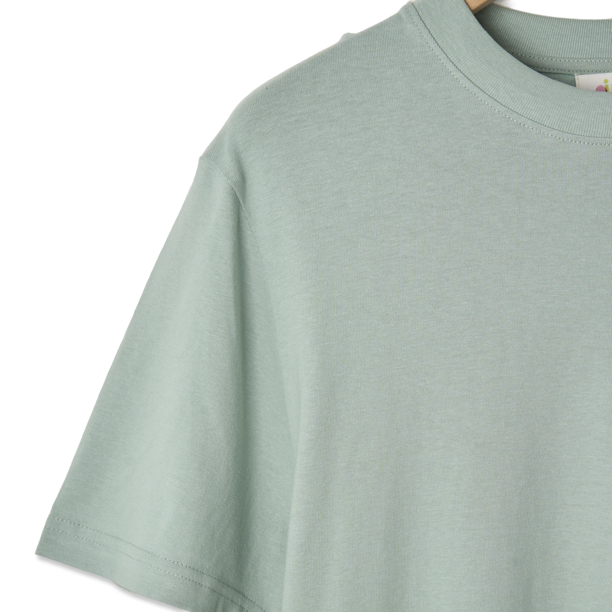 Oi Polloi 80s S/S T-Shirt Green - Detail 3