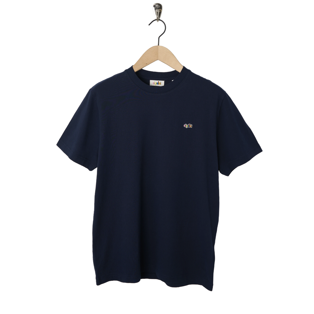 Oi Polloi 80s S/S T-Shirt Navy - Front