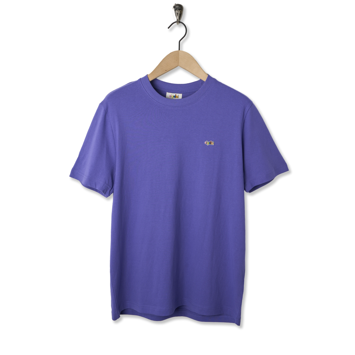 Oi Polloi 80s S/S T-Shirt Purple - Front