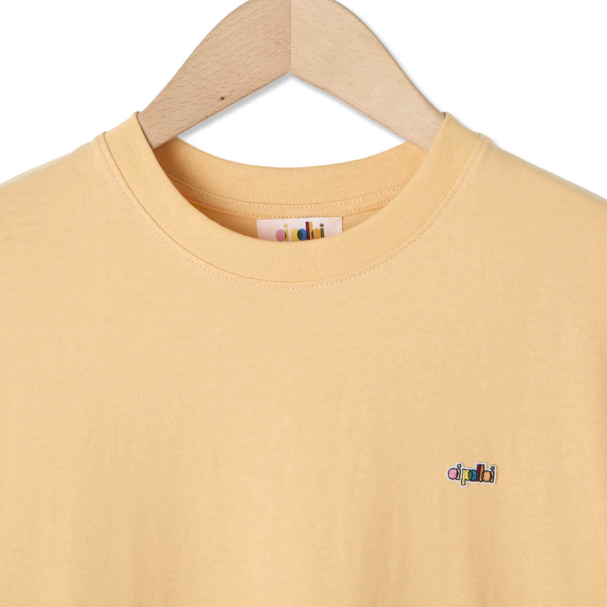 Oi Polloi 80s S/S T-Shirt Tangerine - Detail 2