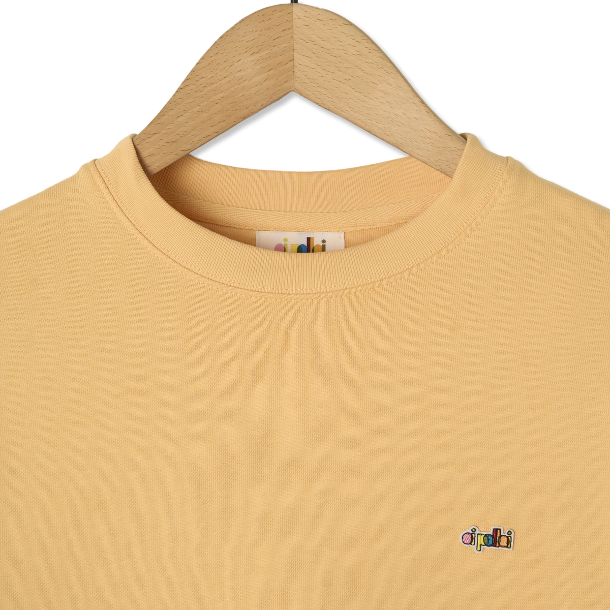 Oi Polloi 80s Sweat Tangerine - Detail 2