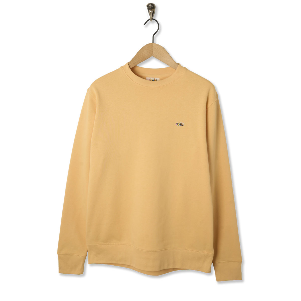 Oi Polloi 80s Sweat Tangerine - Front