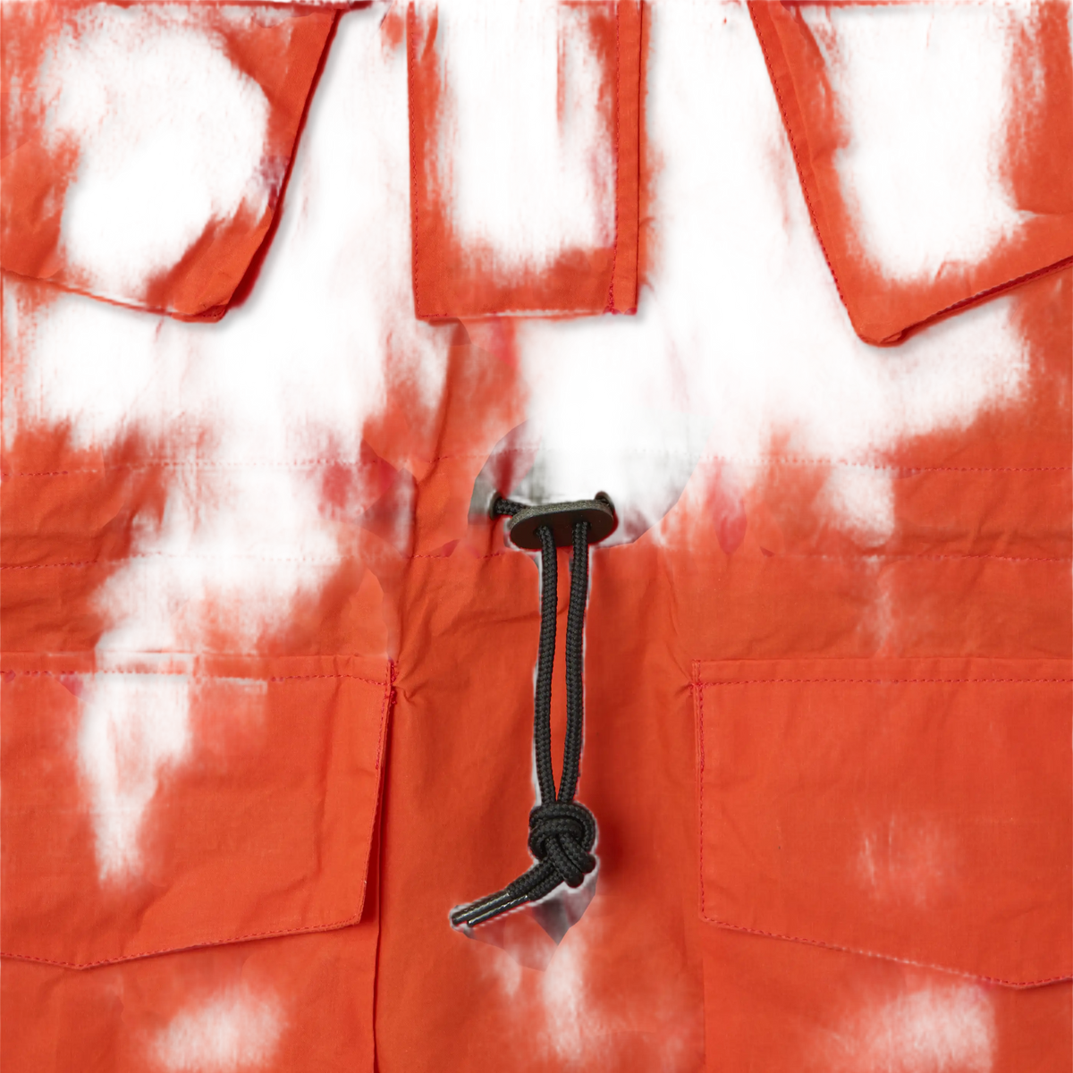Oi Polloi British Antarctic Survey Parka Warning Orange - Detail 2