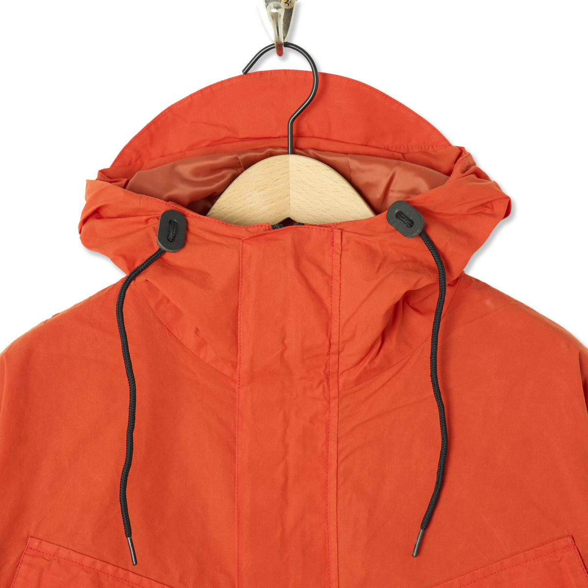 Oi Polloi British Antarctic Survey Parka Warning Orange - Detail 3