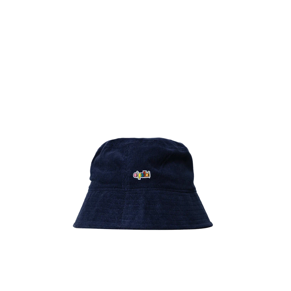 Oi Polloi Corduroy Bucket Hat Navy - View 1