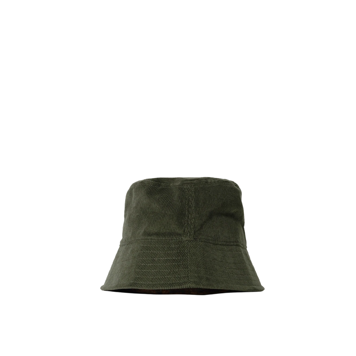 Oi Polloi Corduroy Bucket Hat Olive - View 2