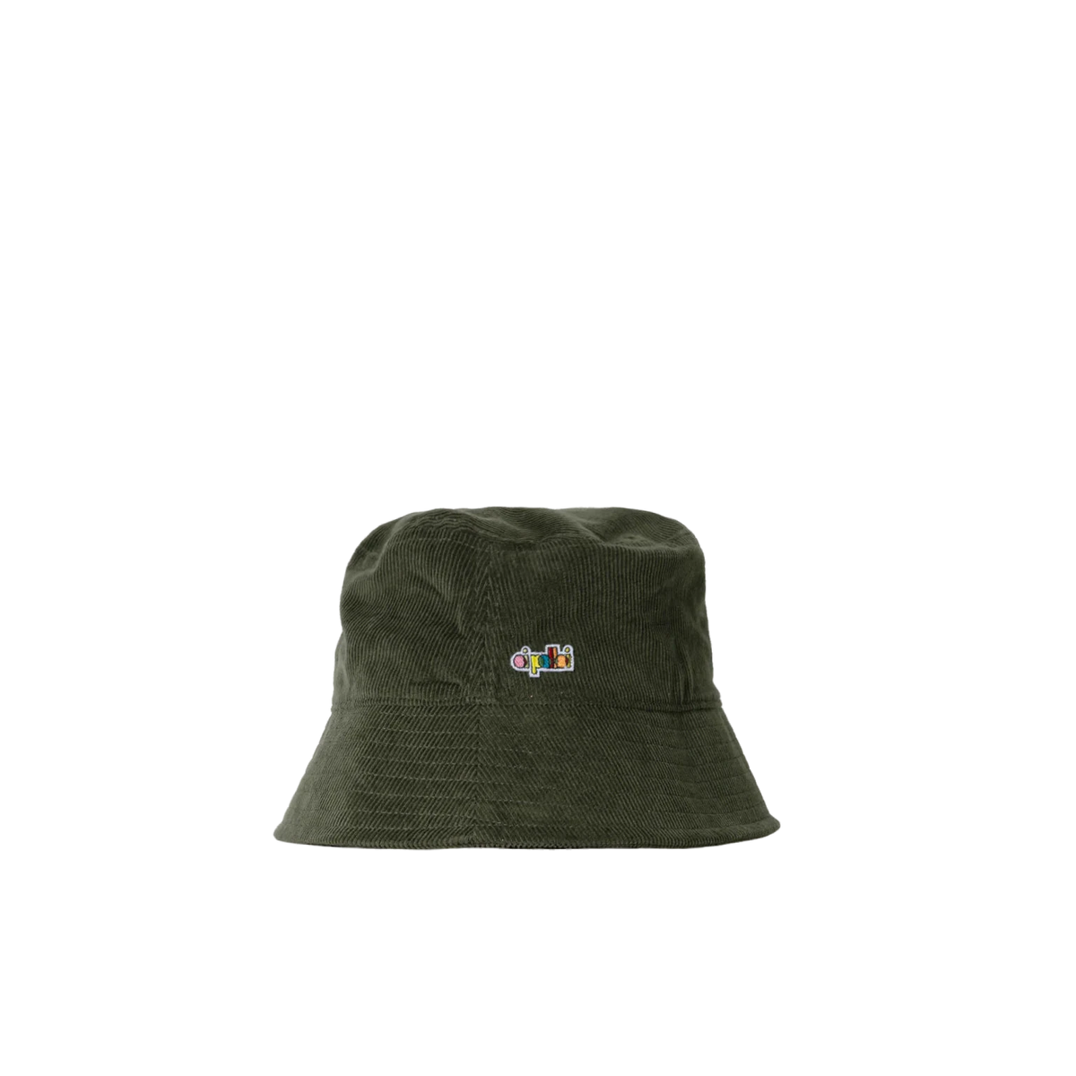 Oi Polloi Corduroy Bucket Hat Olive - View 1