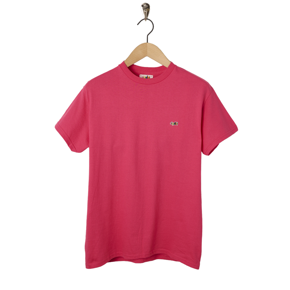 Oi Polloi Outer Space BMX S/S T-Shirt Pink - Front