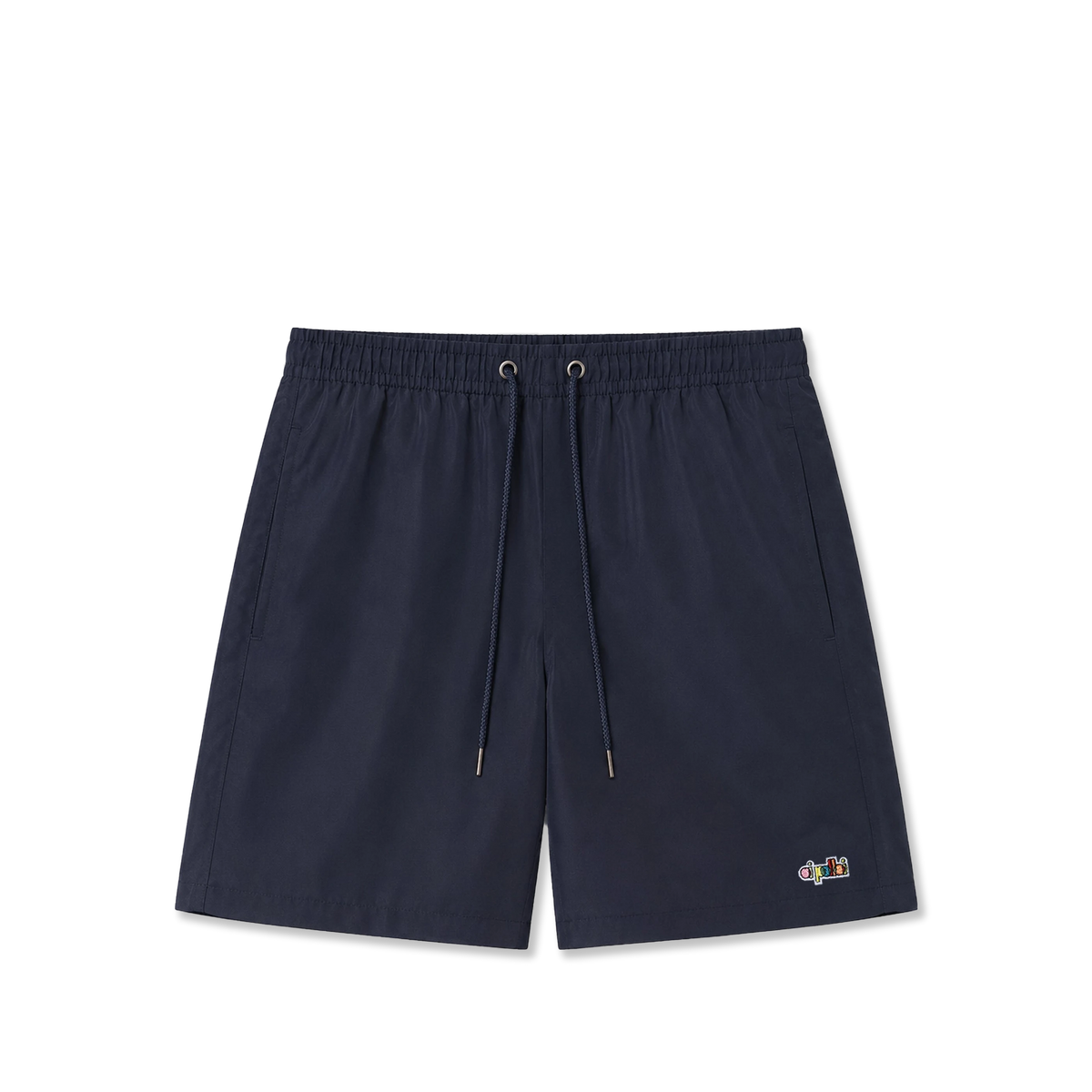Oi Polloi Swim Shorts Navy - Front