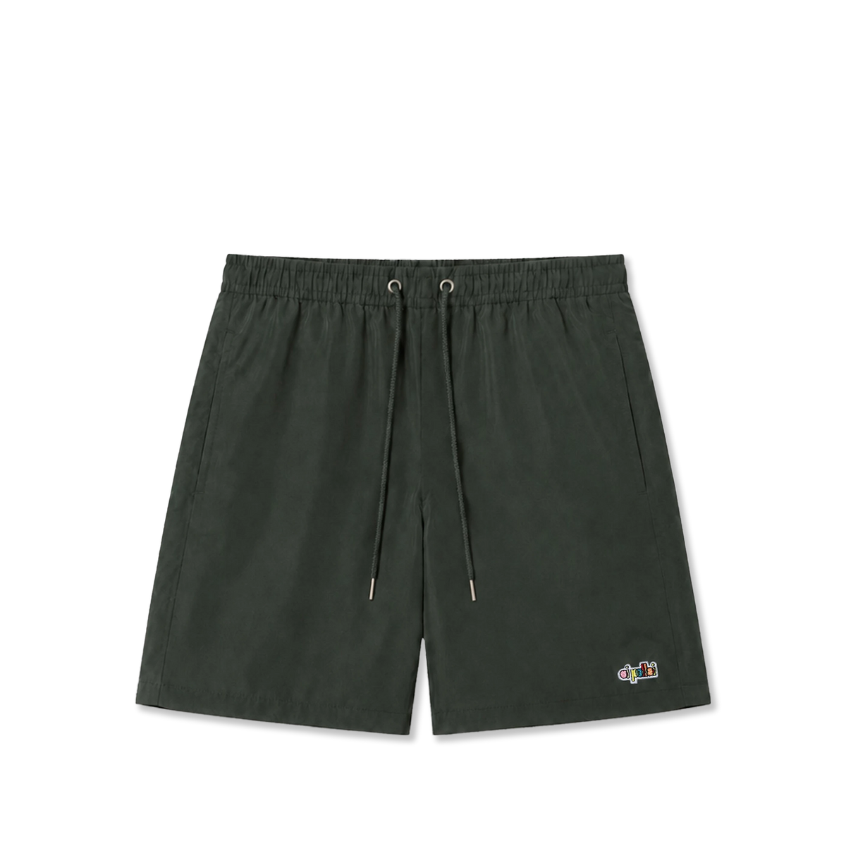 Oi Polloi Swim Shorts Olive - Front