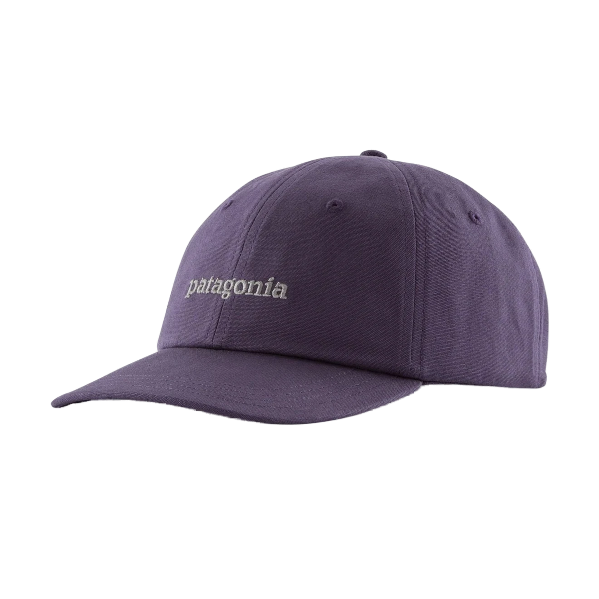 Patagonia Fitz Roy Icon Trad Cap Text Logo Plummet Purple - View