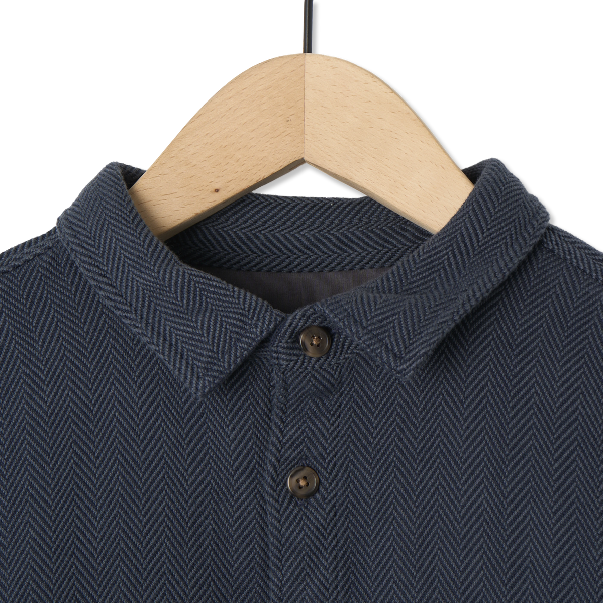 Patagonia Fjord Loft Shirt Mirror Weave / Summit Blue - Detail 2