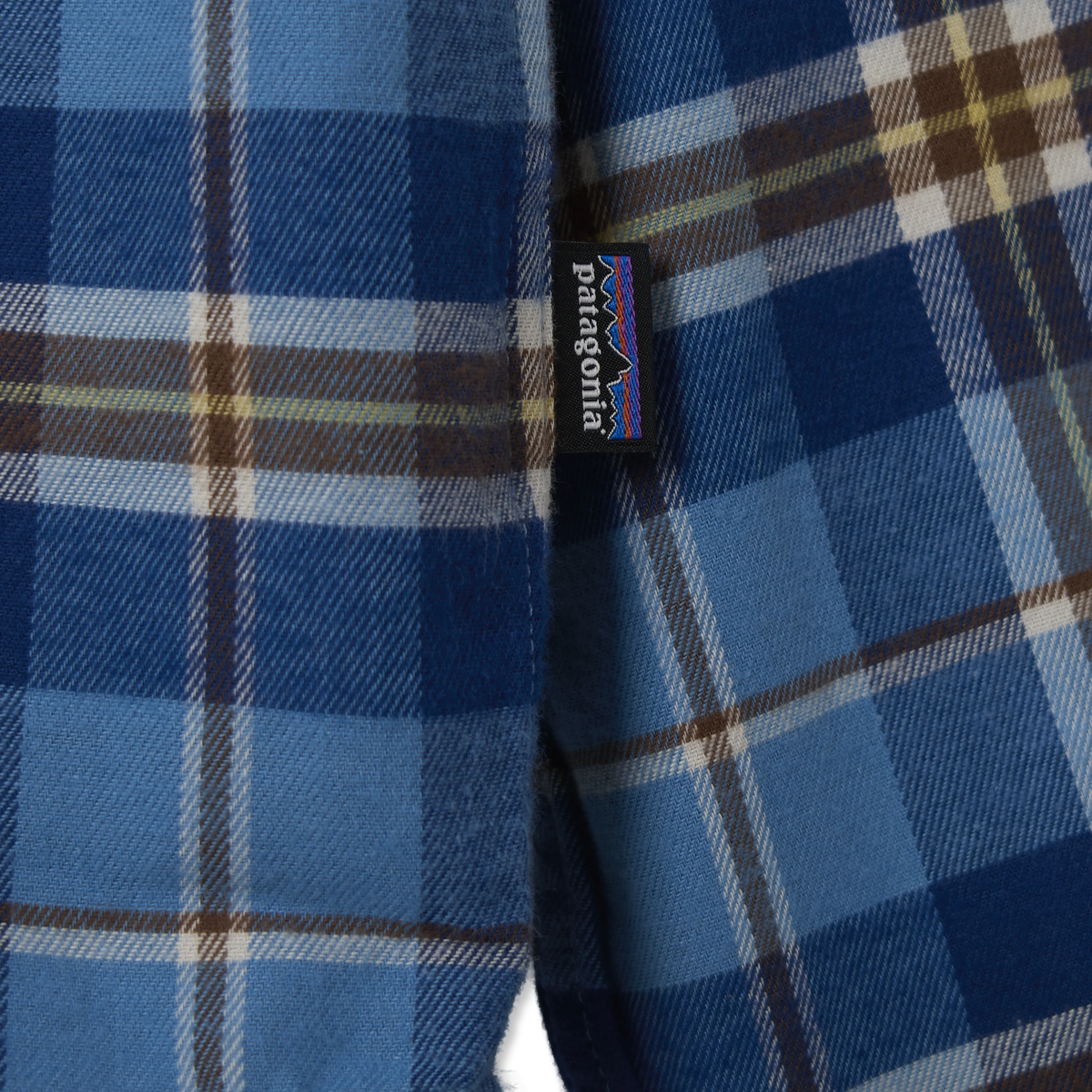 Patagonia L/S LW Fjord Flannel Shirt Prime Shore Blue - Detail 2