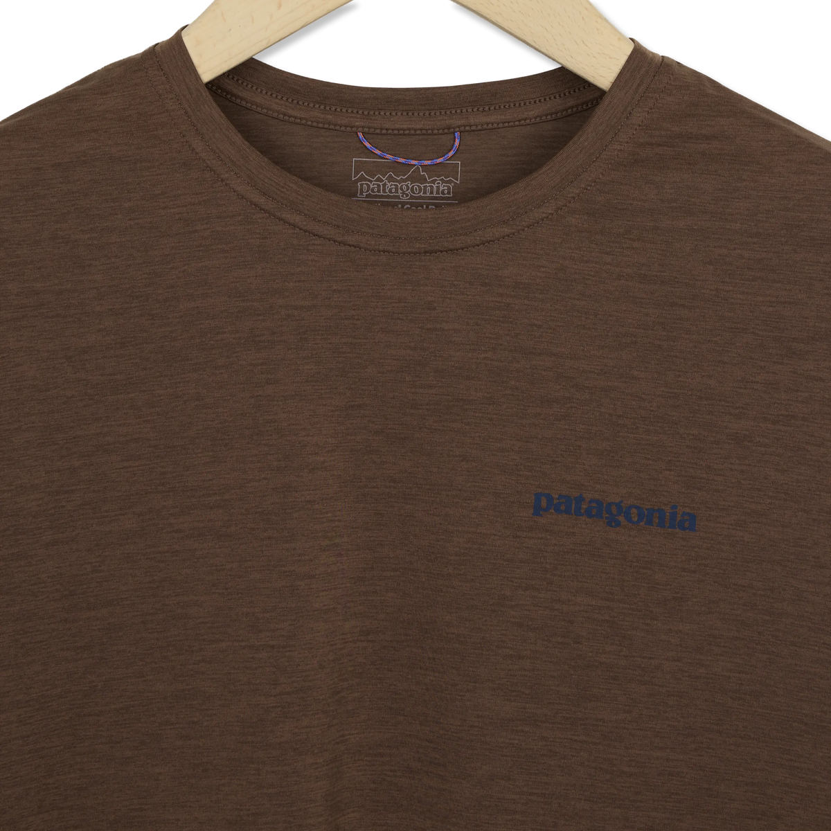 Patagonia L/S Capilene Cool Daily Shirt Boardshort Logo Berm Brown Light Berm Brown X-Dye - Detail 4