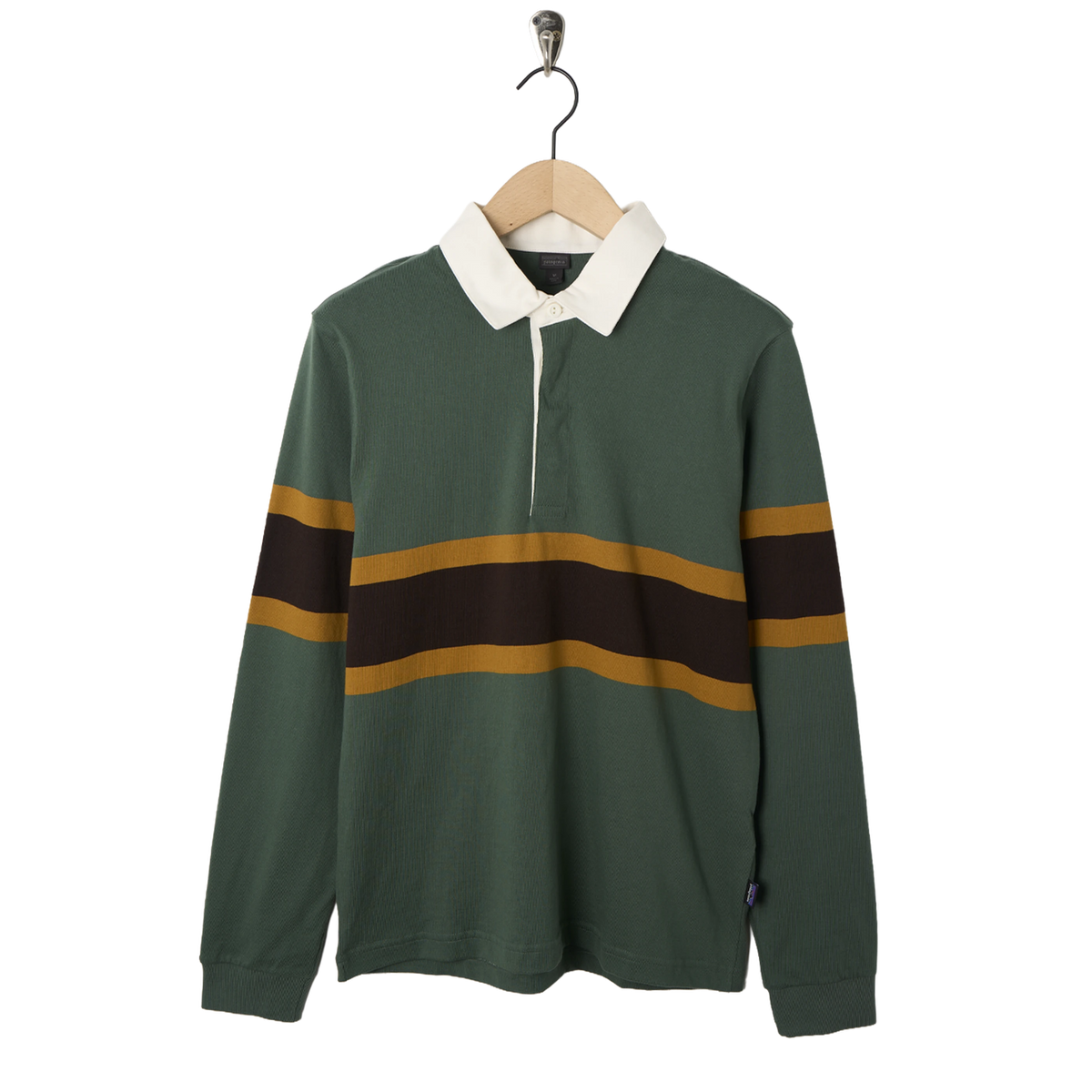 Patagonia L/S Rugby Shirt Rugby Big / Canopy Green - Front