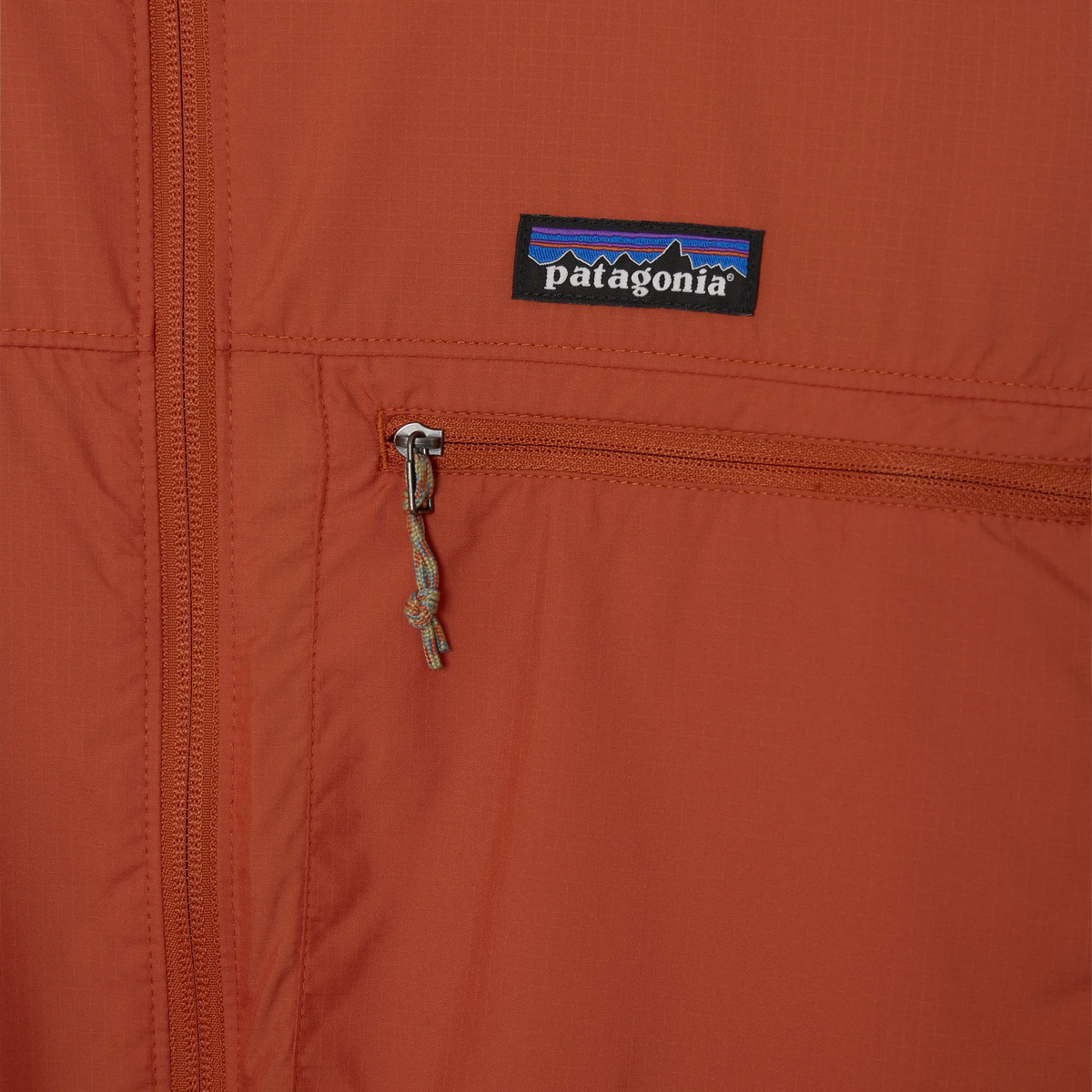 Patagonia Light & Variable Jacket Coal Orange - Detail