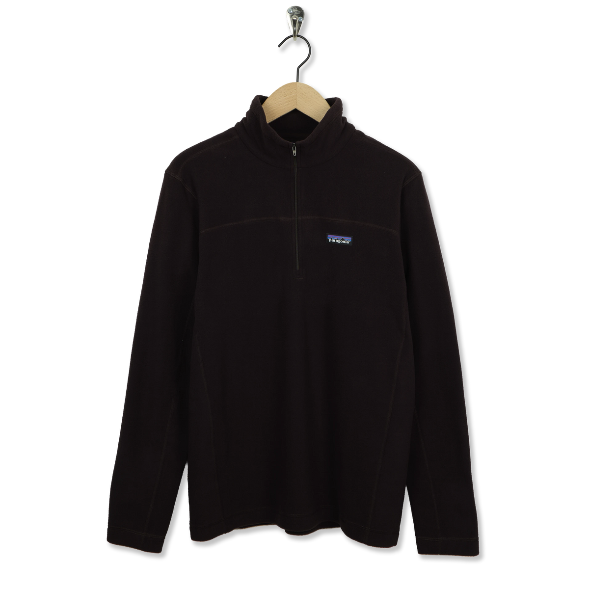 Patagonia Micro D Fleece Pullover Den Brown - Front