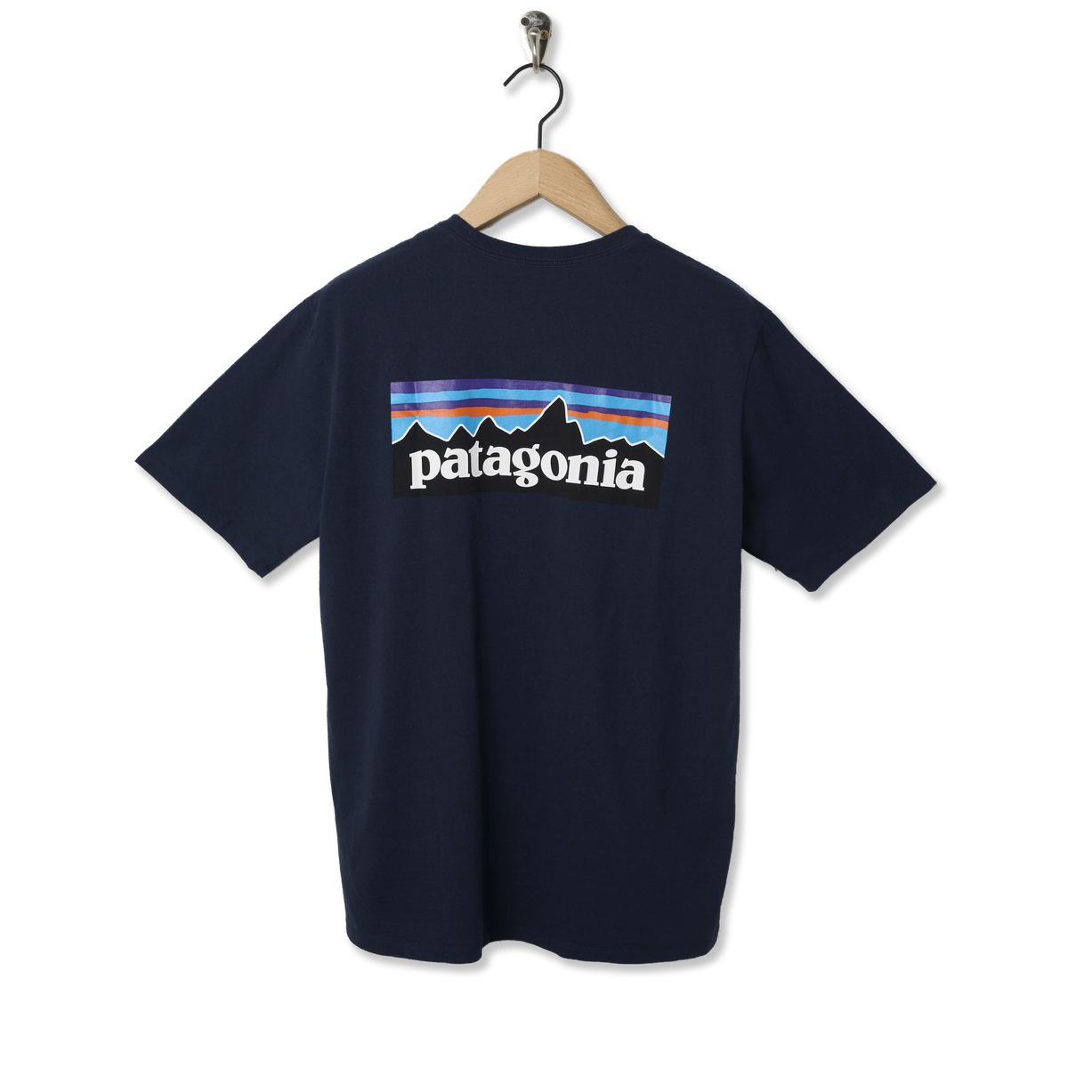 Patagonia P-6 Logo Responsibili-Tee New Navy - Back