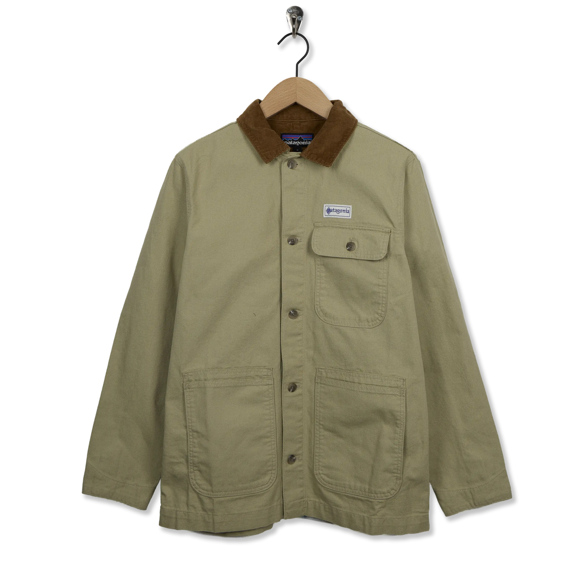 Patagonia Point Reyes Canvas Jacket Weathered Stone - Front
