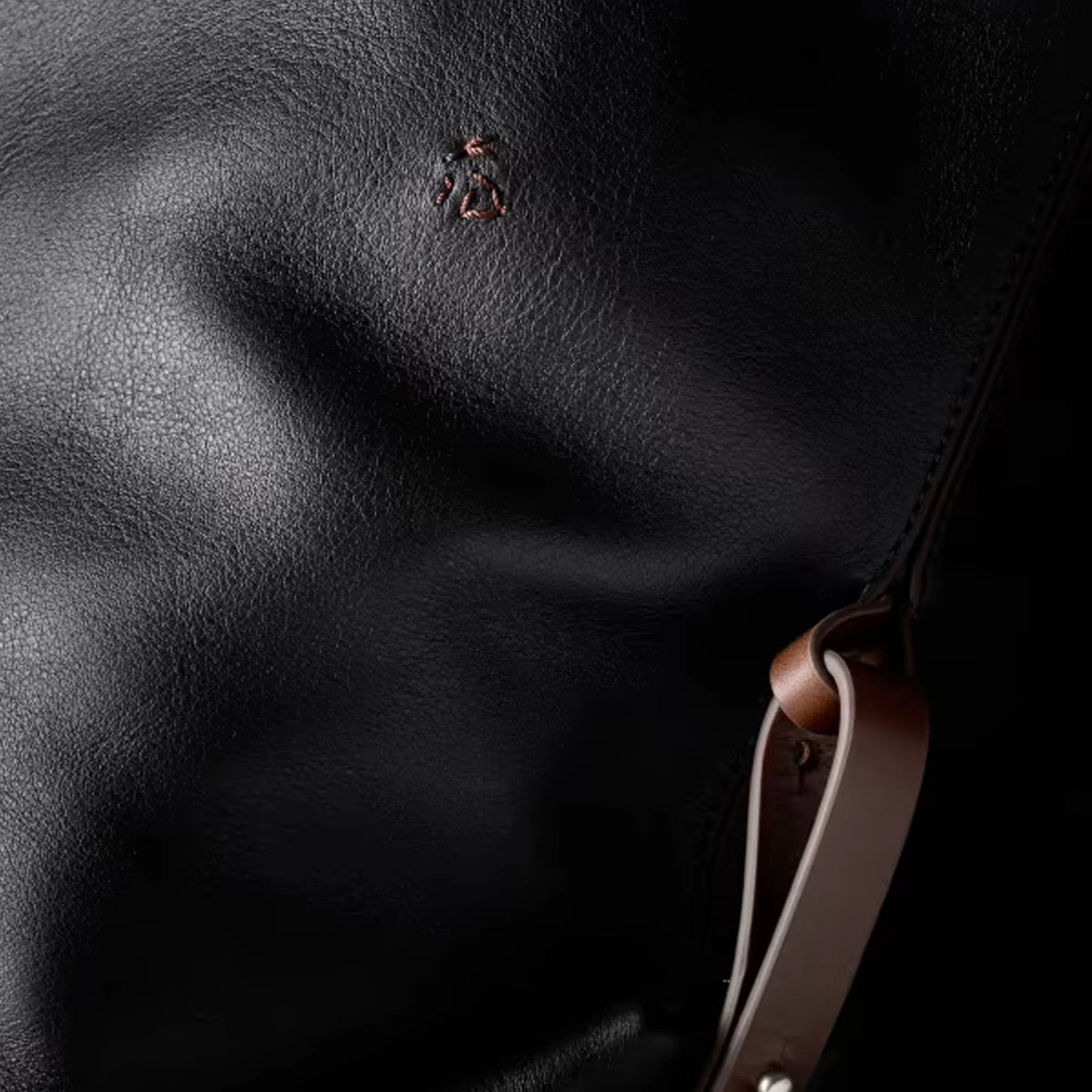 Paul Smith Leather Duffle Tote Bag Black - View 11
