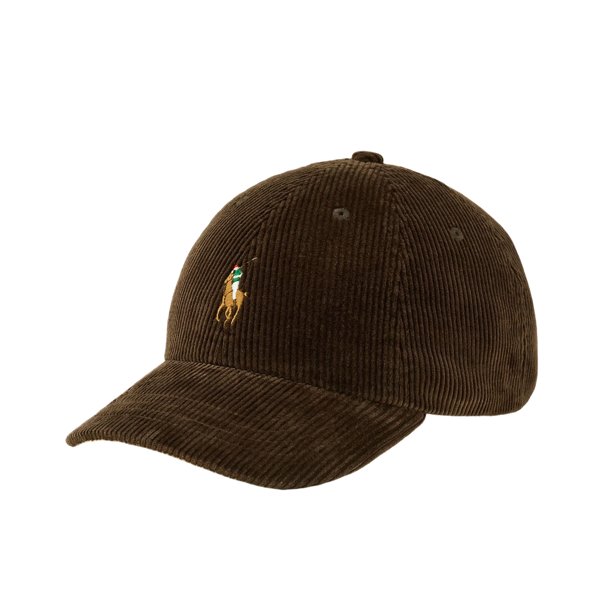 Polo Ralph Lauren Corduroy Ball Cap Dark Beech - View 1
