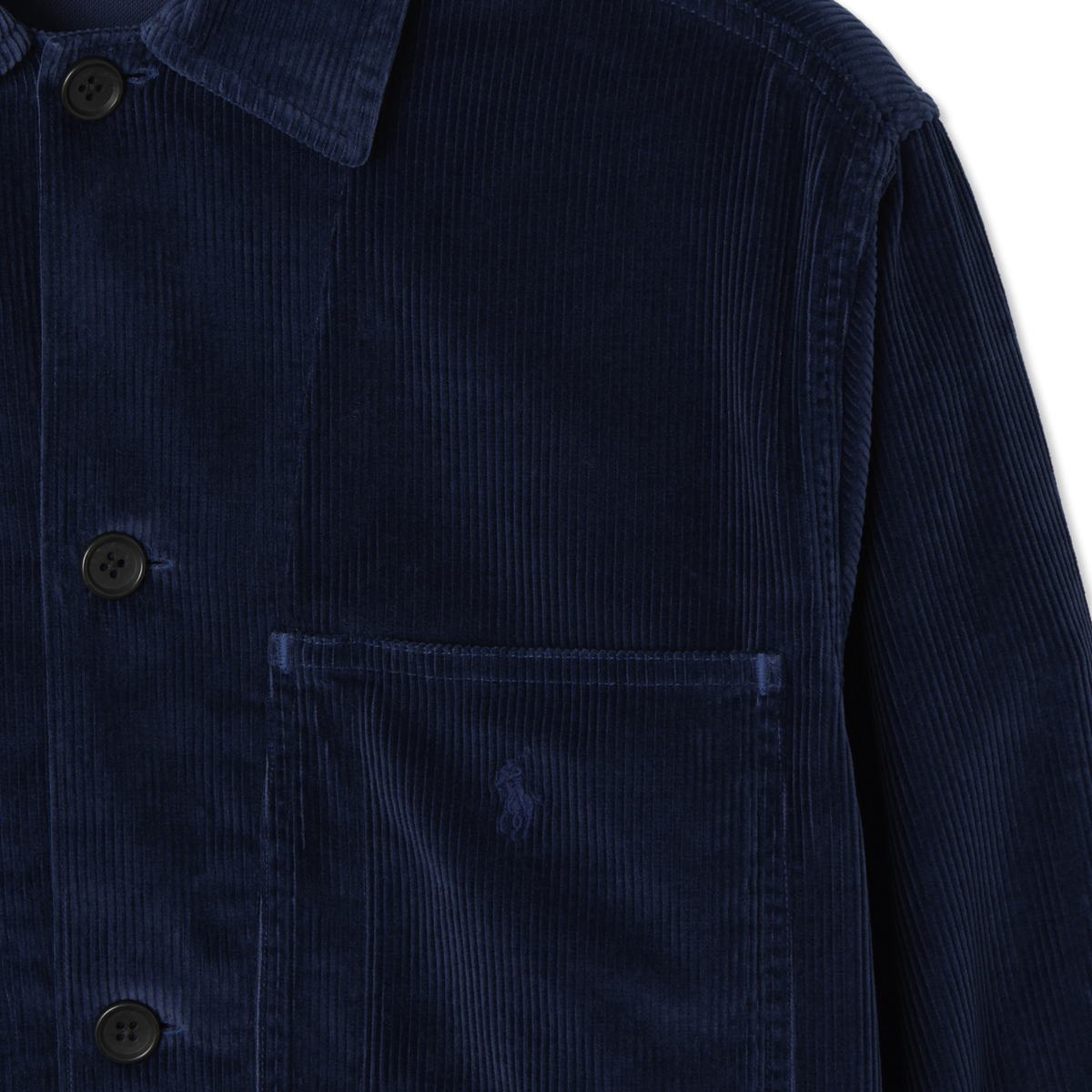 Polo Ralph Lauren Corduroy Utility Overshirt Newport Navy - Detail 4