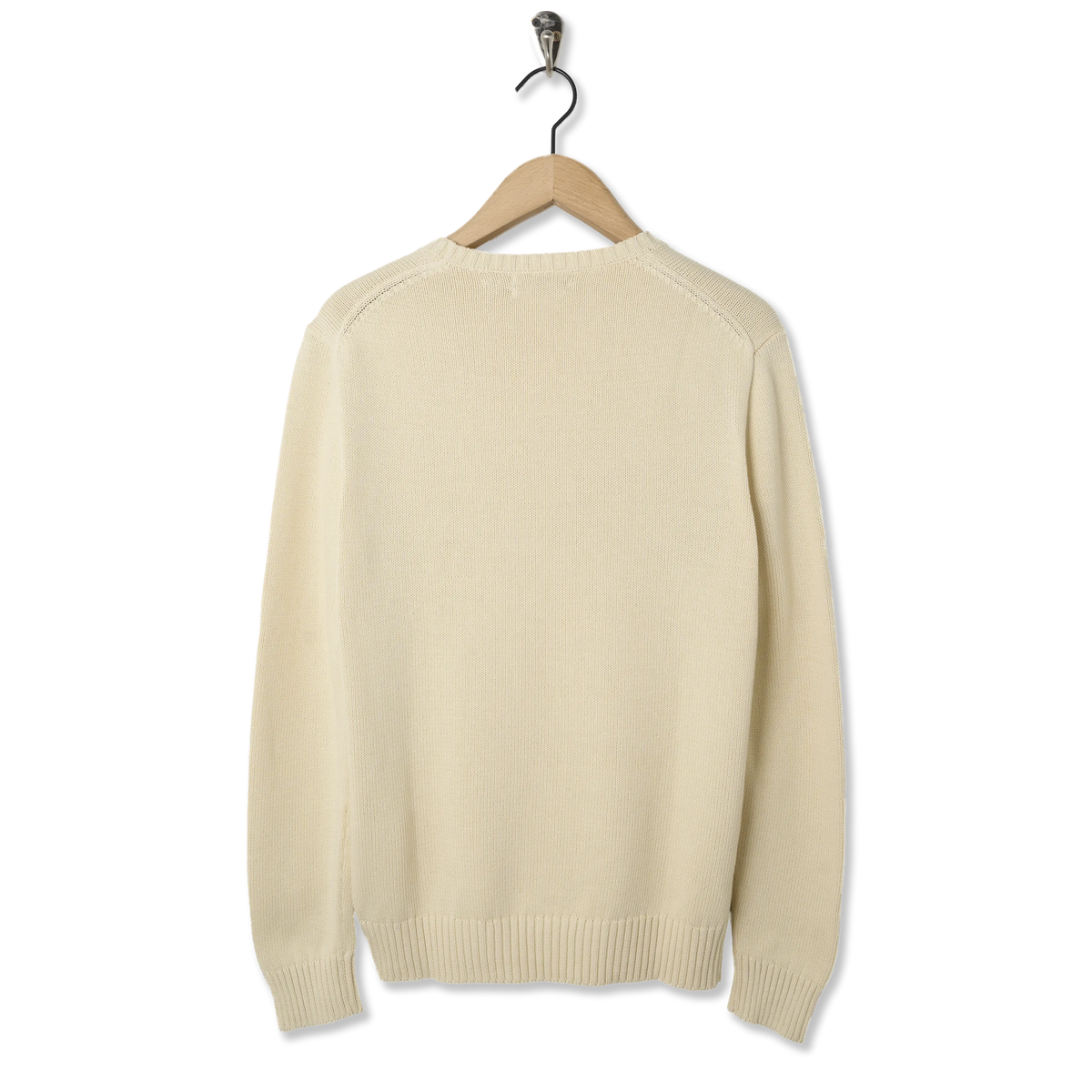Polo Ralph Lauren Cotton Crewneck Sweater Andover Cream - Back