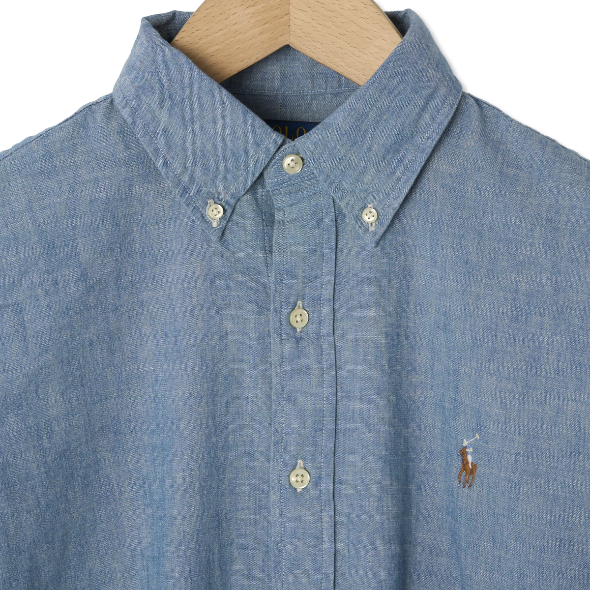 Polo Ralph Lauren Custom Fit Chambray Shirt - Detail 3