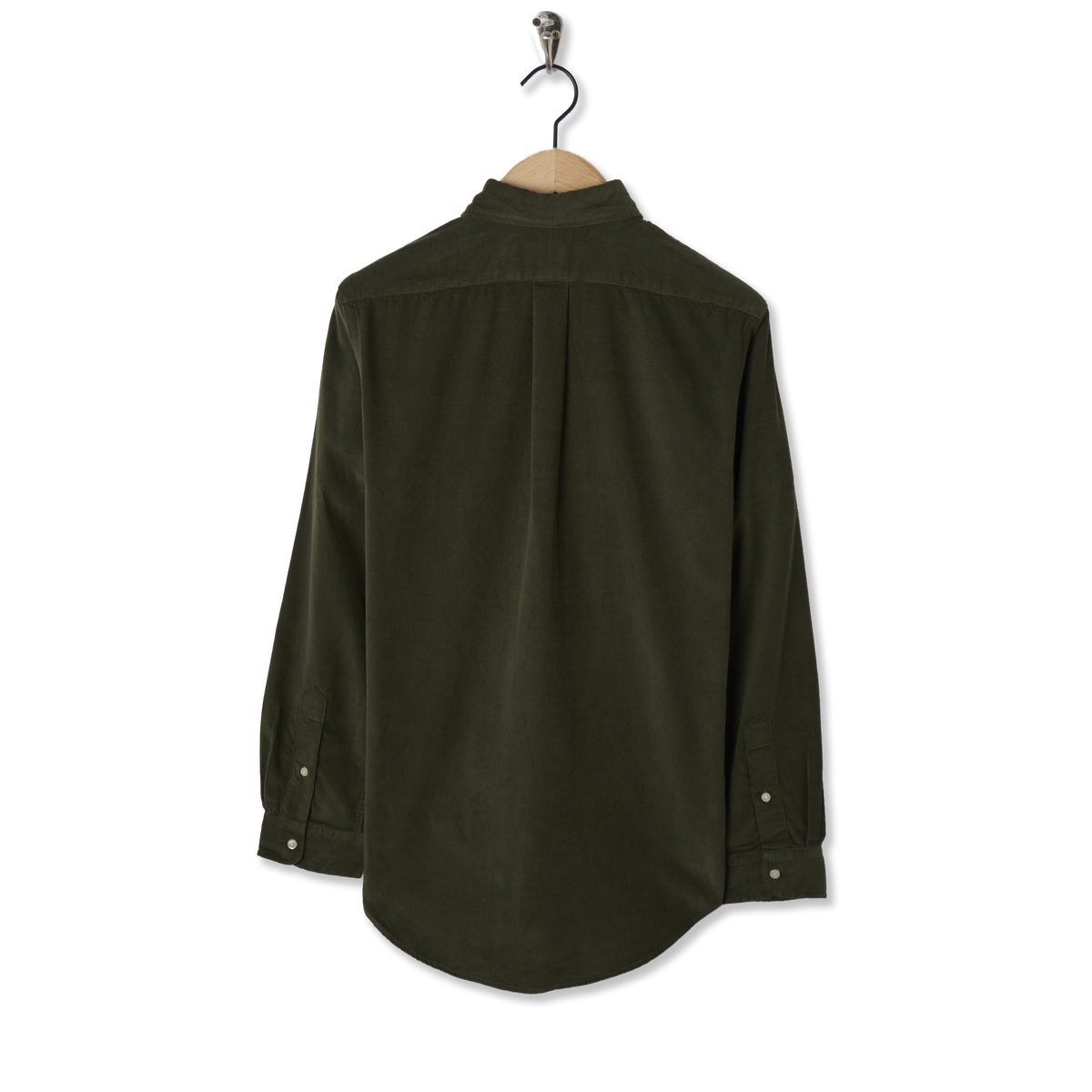 Polo Ralph Lauren Custom Fit Corduroy Shirt Company Olive W"Khaki Pp - Back