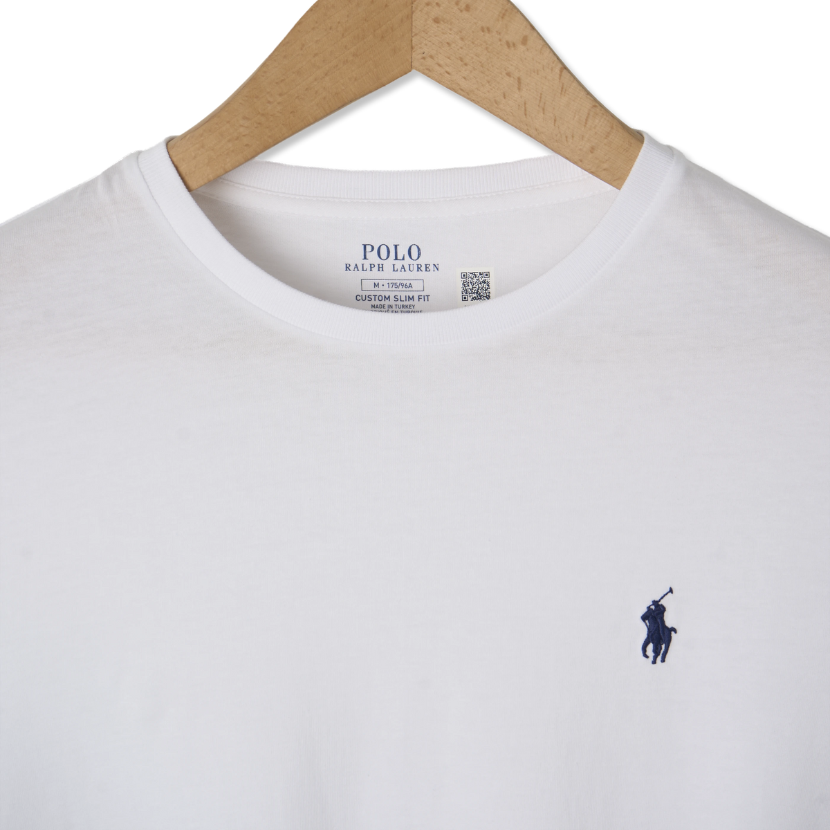 Polo Ralph Lauren Custom Slim Fit Jersey Crewneck T-Shirt White - Detail 3