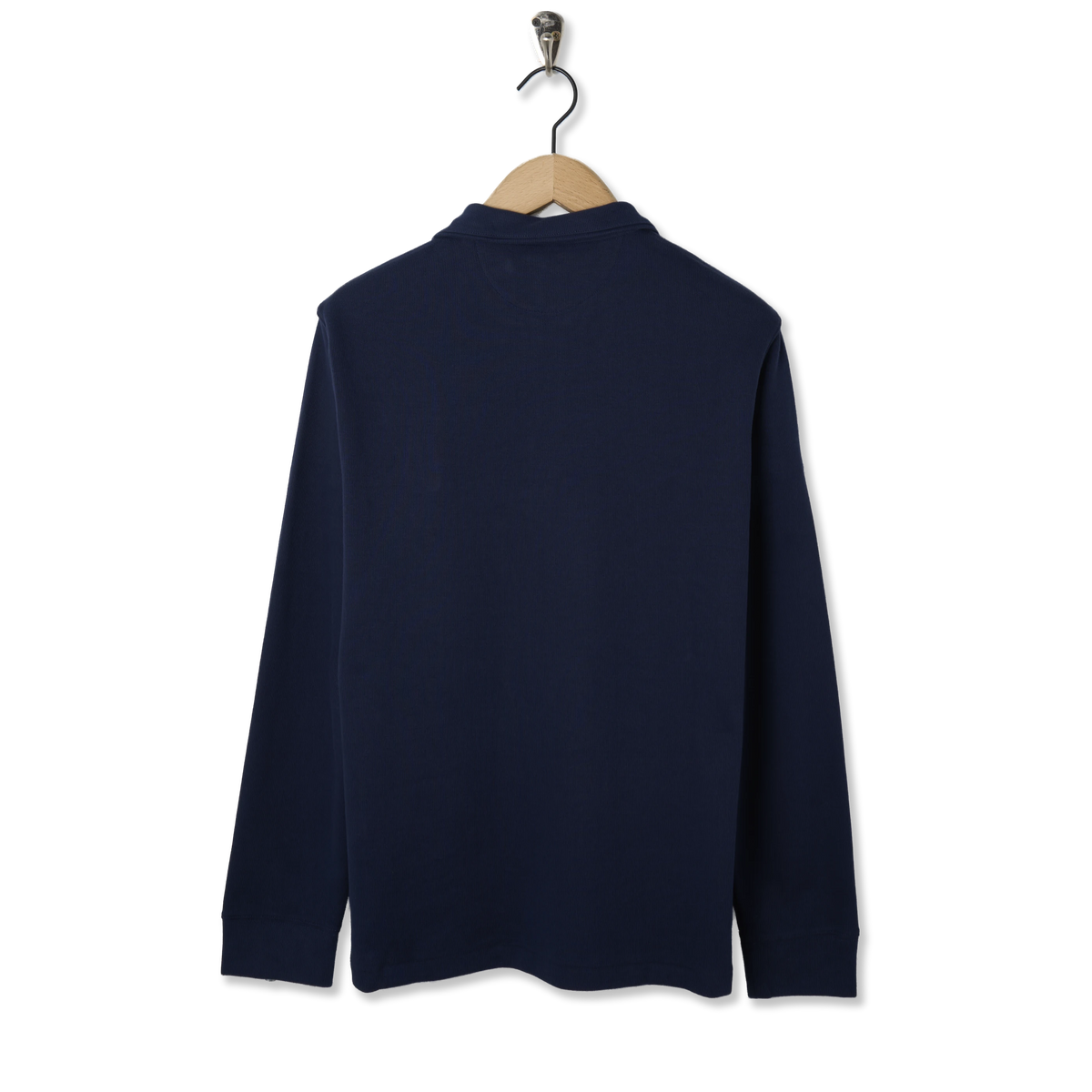 Polo Ralph Lauren Estate Rib Quarter Zip Pullover Cruise Navy - Back