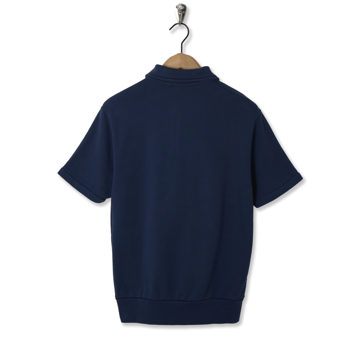 Polo Ralph Lauren Loopback Fleece Polo Collar Sweatshirt Cruise Navy - Back