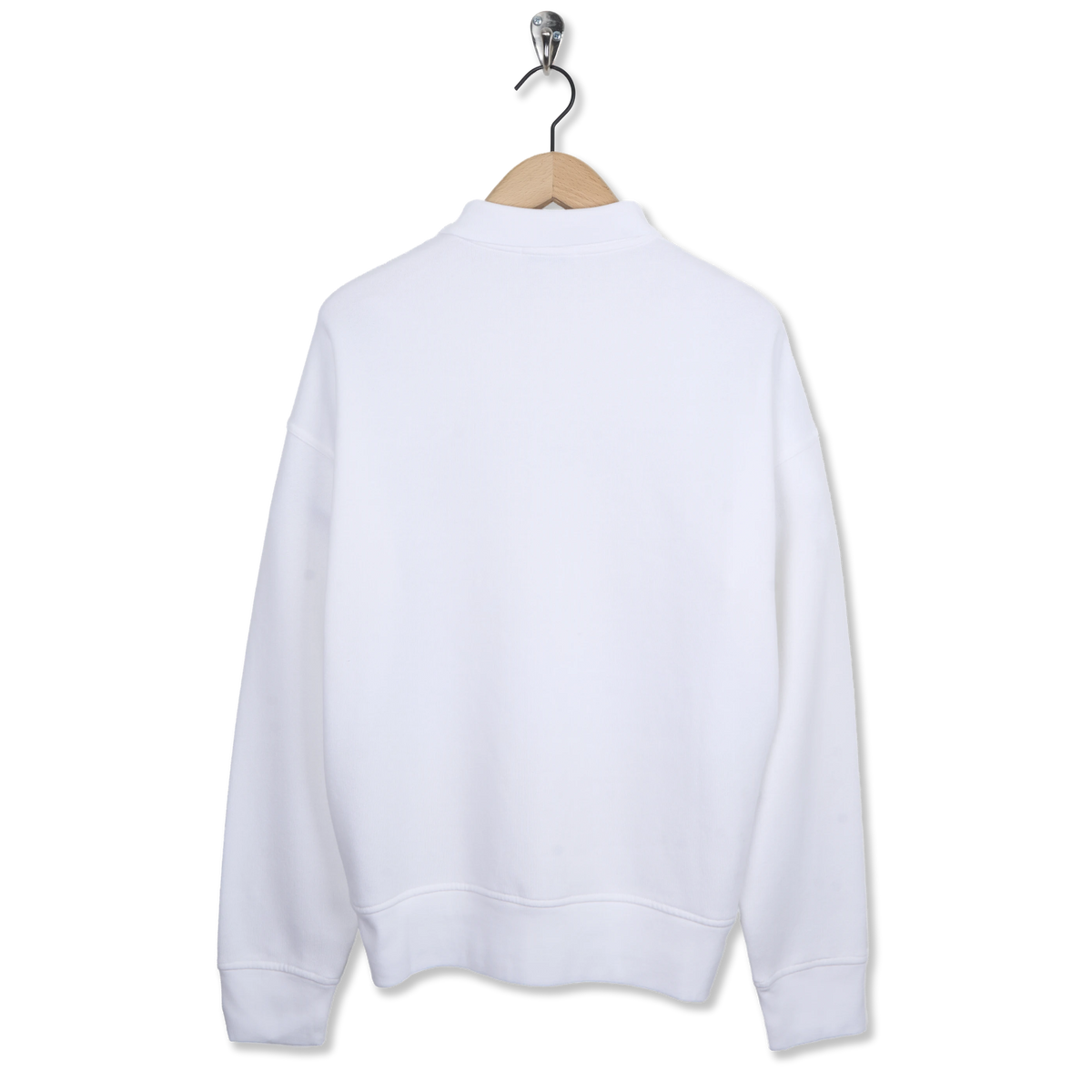 Polo Ralph Lauren Relaxed Fit Fleece Graphic Sweatshirt White - Back