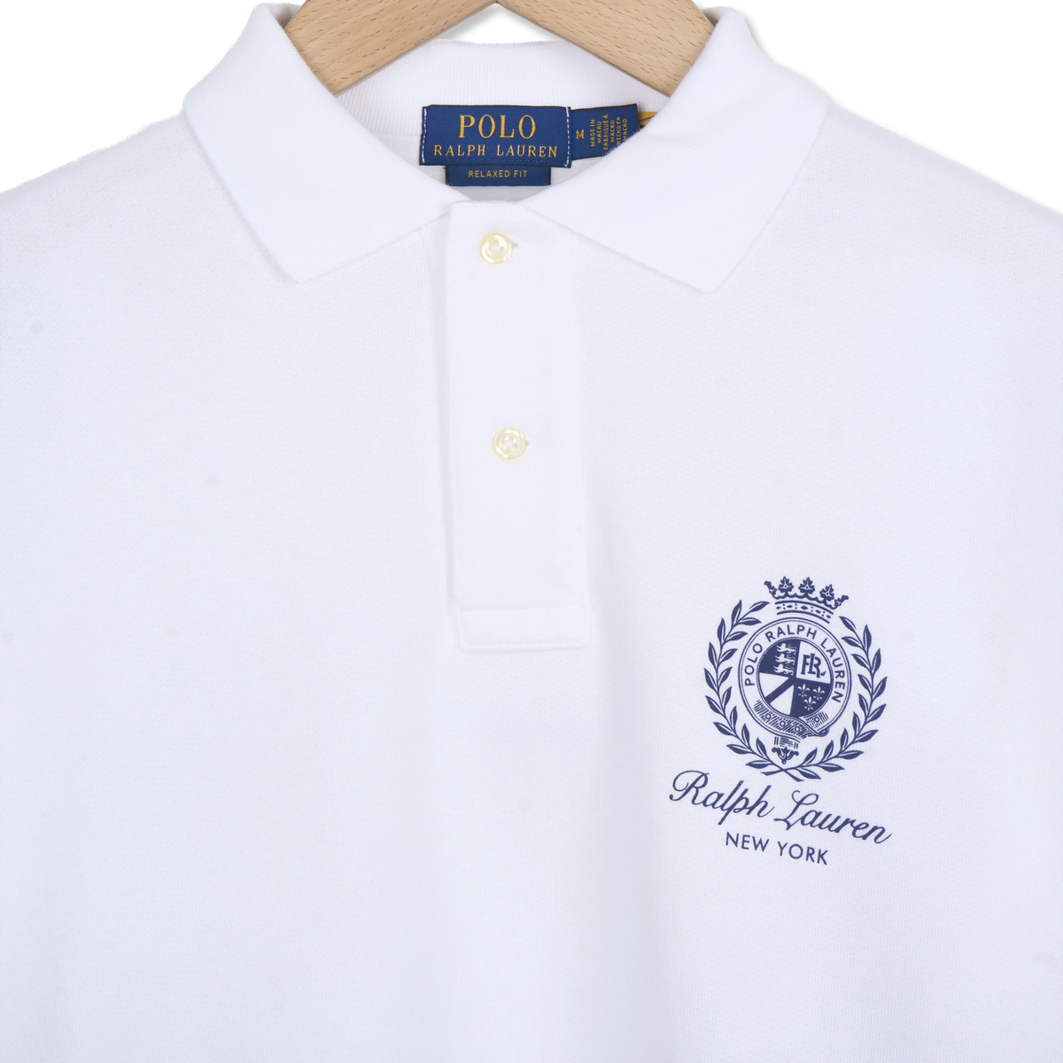 Polo Ralph Lauren Relaxed Fit Fleece Graphic Sweatshirt White - Detail 3