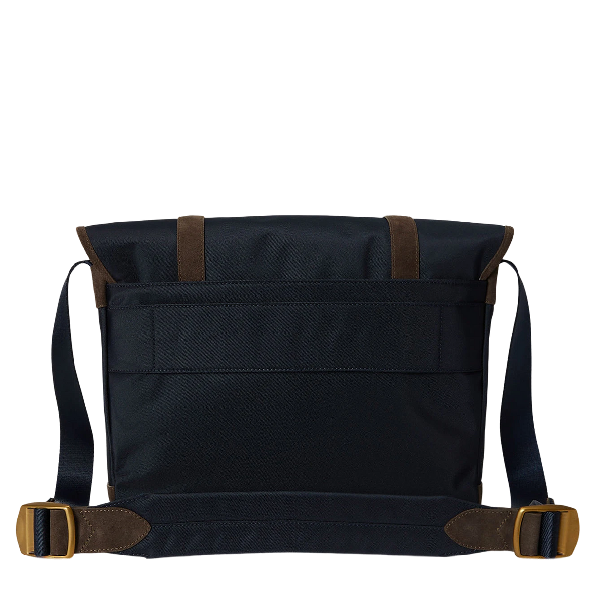 Polo Ralph Lauren Suede-Trim Messenger Bag Newport Navy / Brown - View 3