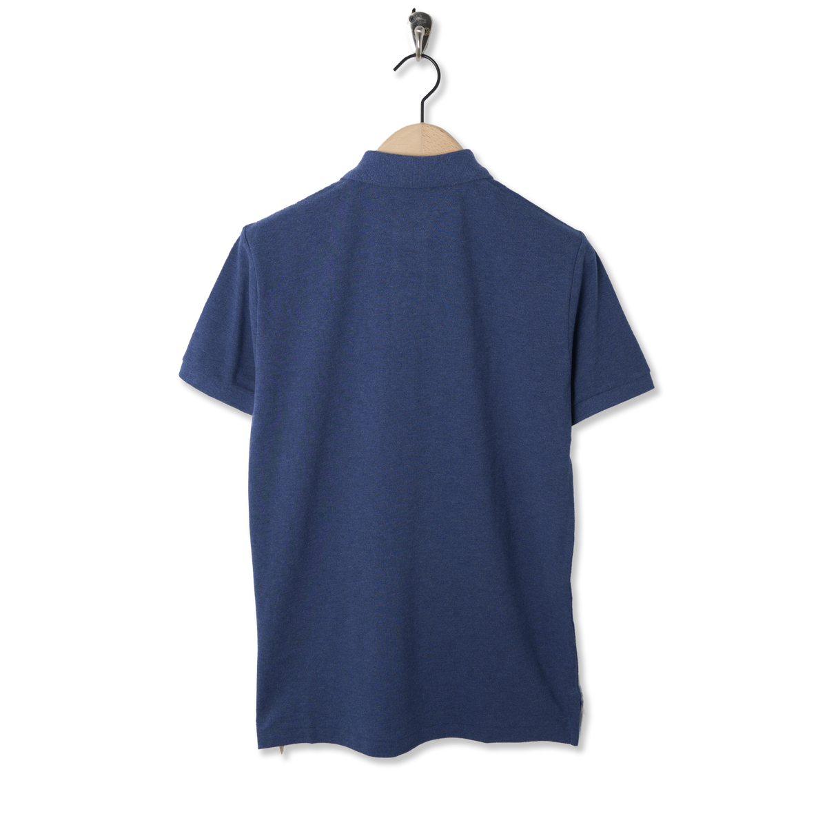 Polo Ralph Lauren The Iconic Custom Slim Fit Mesh Polo Derby Blue Heather / C7988 - Back