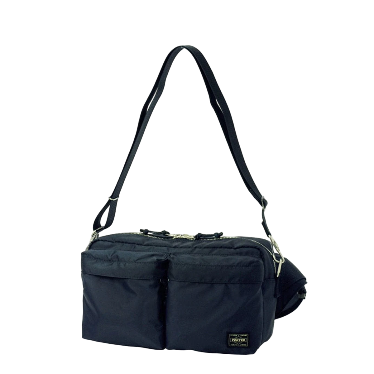 Porter-Yoshida and Co Force 2-Way Waist Bag Navy