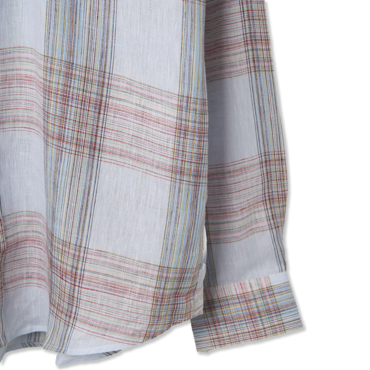 Portuguese Flannel Camile Linen L/S Shirt Light Blue - Detail 1