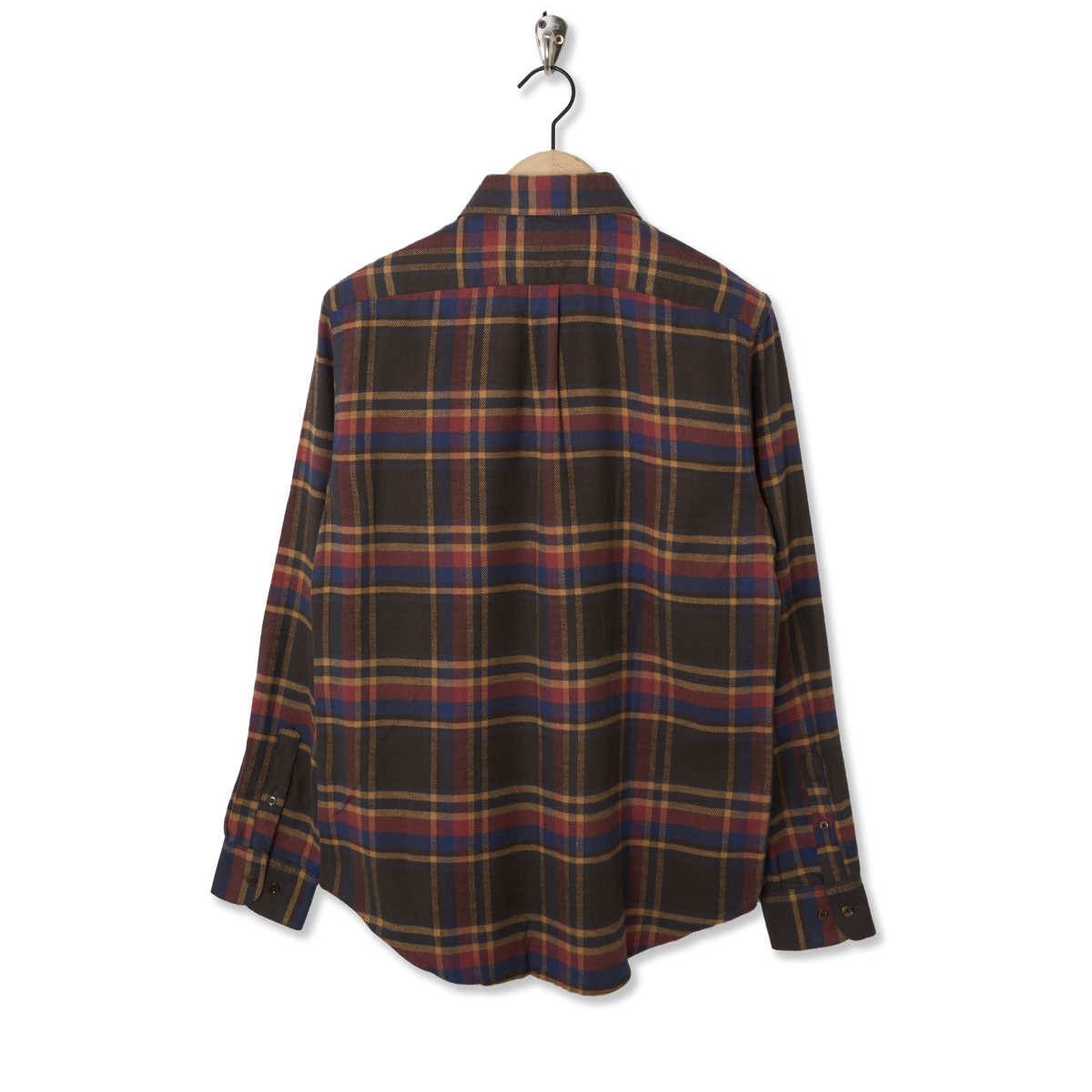 Portuguese Flannel Castor Shirt Brown - Back