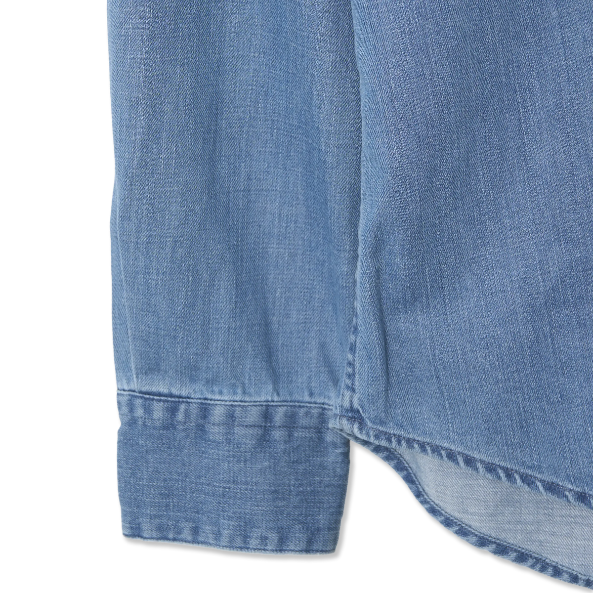 Portuguese Flannel Denim Shirt - Detail 3