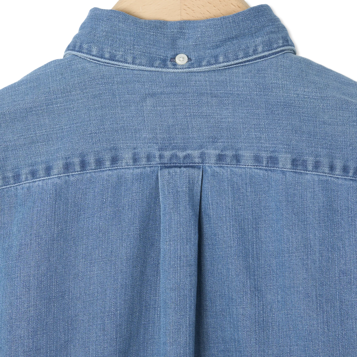 Portuguese Flannel Denim Shirt - Detail 4