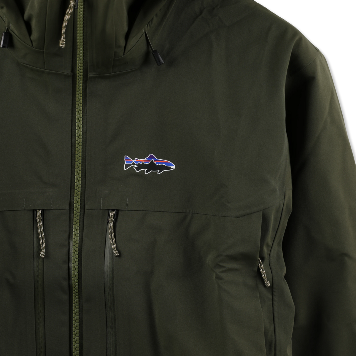Patagonia Swiftcurrent Wading Jacket Pine Needle Green - Detail 3
