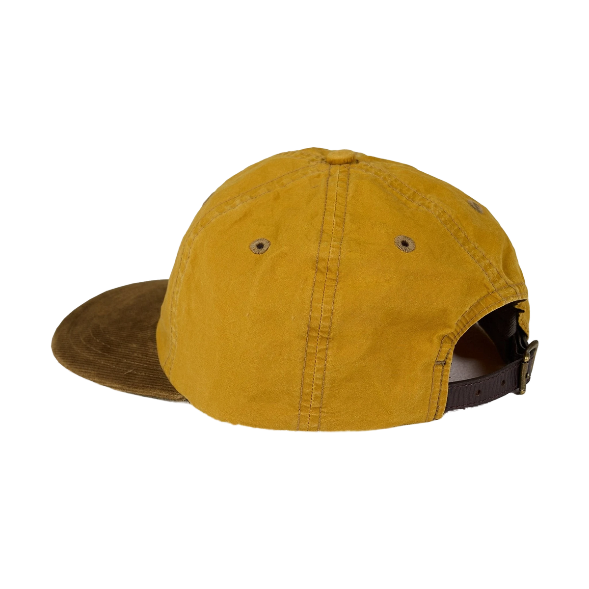 RRL By Ralph Lauren Corduroy Bill Oilcloth Ball Cap Mustard - View 2