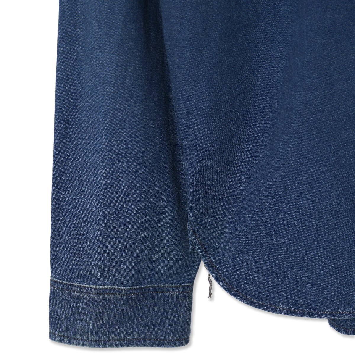 RRL By Ralph Lauren Oxford Workshirt Shirt Indigo - Detail 2