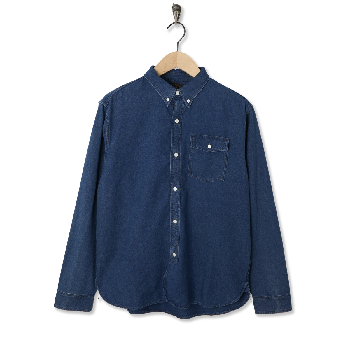 RRL By Ralph Lauren Oxford Workshirt Shirt Indigo - Front