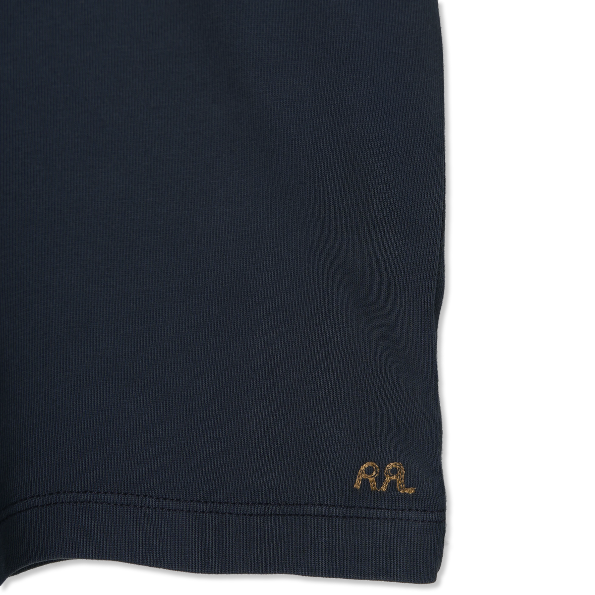 RRL By Ralph Lauren Relaxed Fit Heavyweight Jersey T-Shirt Dark Navy - Detail 4