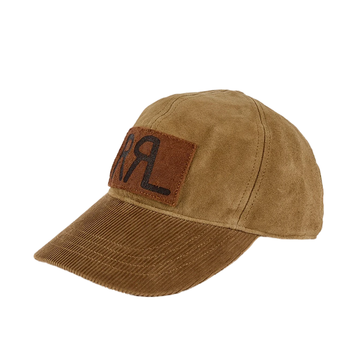 RRL By Ralph Lauren Roughout Suede Trucker Cap Tan - View 1