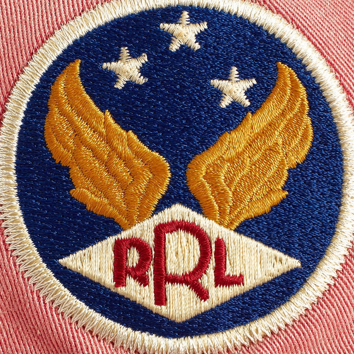 RRL by Ralph Lauren Winged-Logo Baseball Cap Faded Red - View 3
