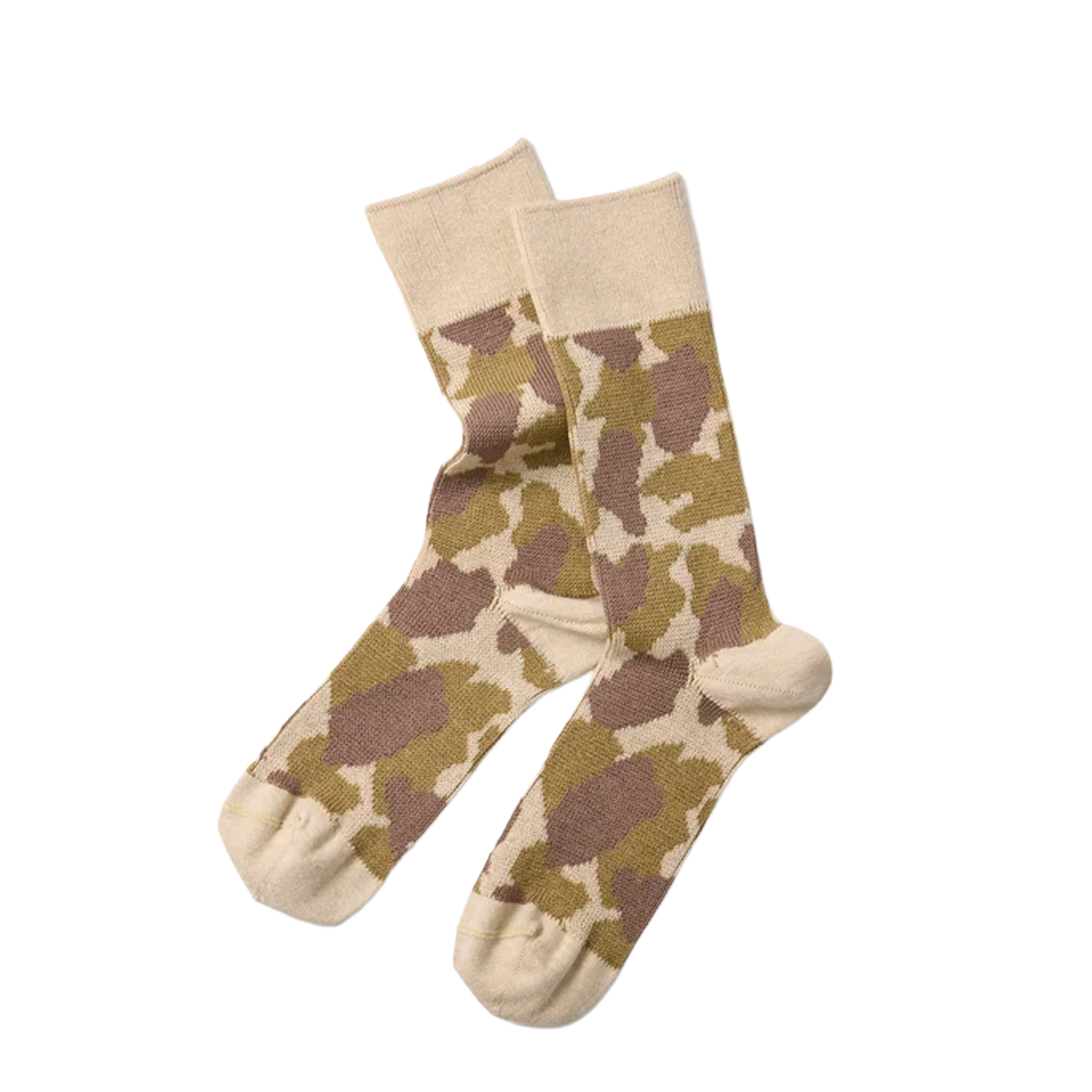 RoToTo Duck Hunter Camo Socks Light Beige